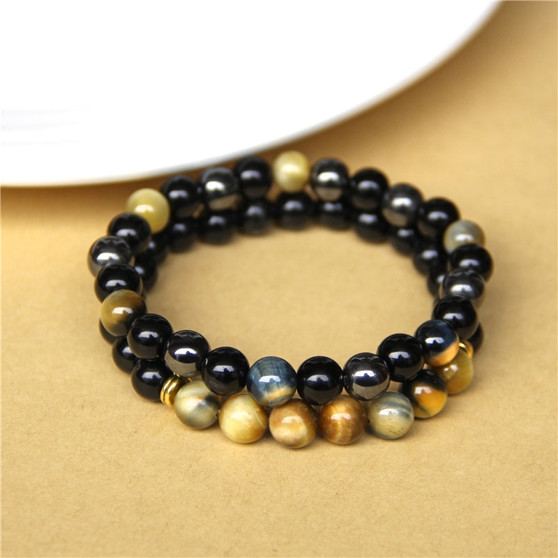 Tiger Eye Stone Bracelet - Crafted for Both Men and Women