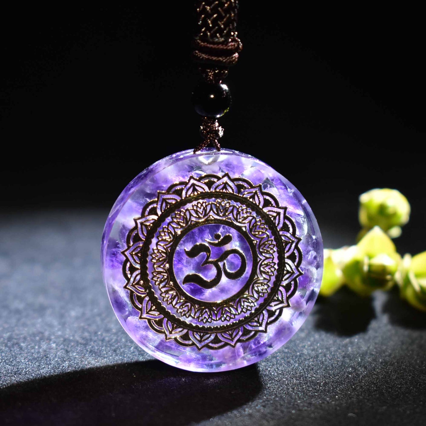 Natural Crystal Chakra Pendant - 7 Different Designs