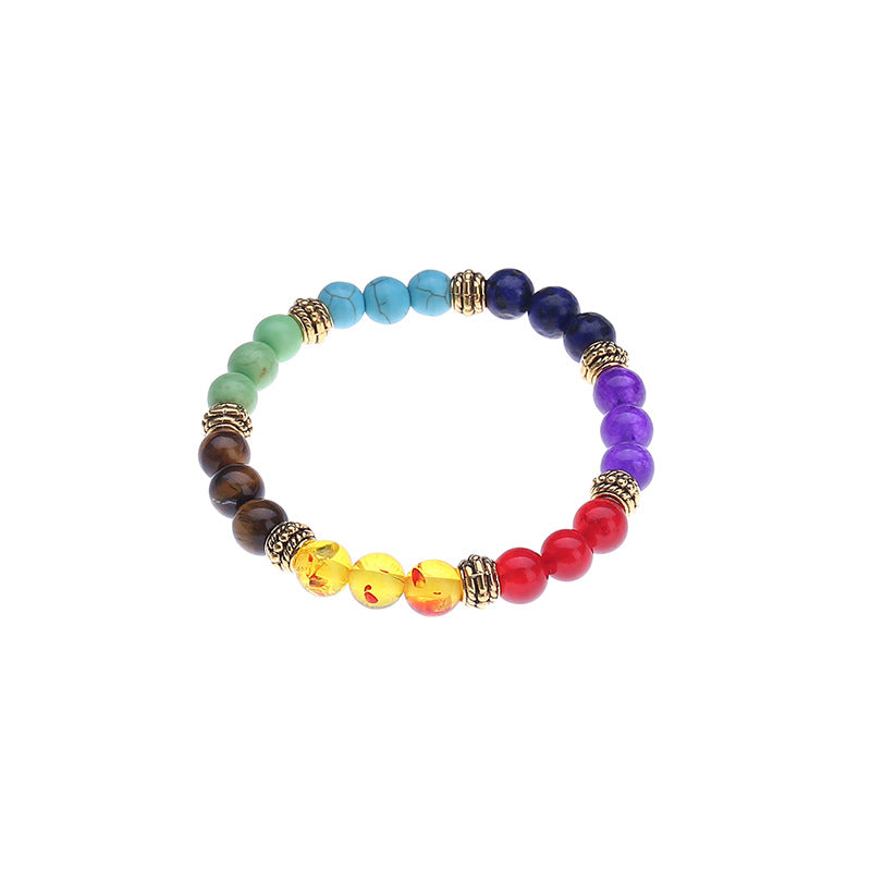 7 Colour Chakra Bracelet - Creating a Harmonious Blend of Energy and Style