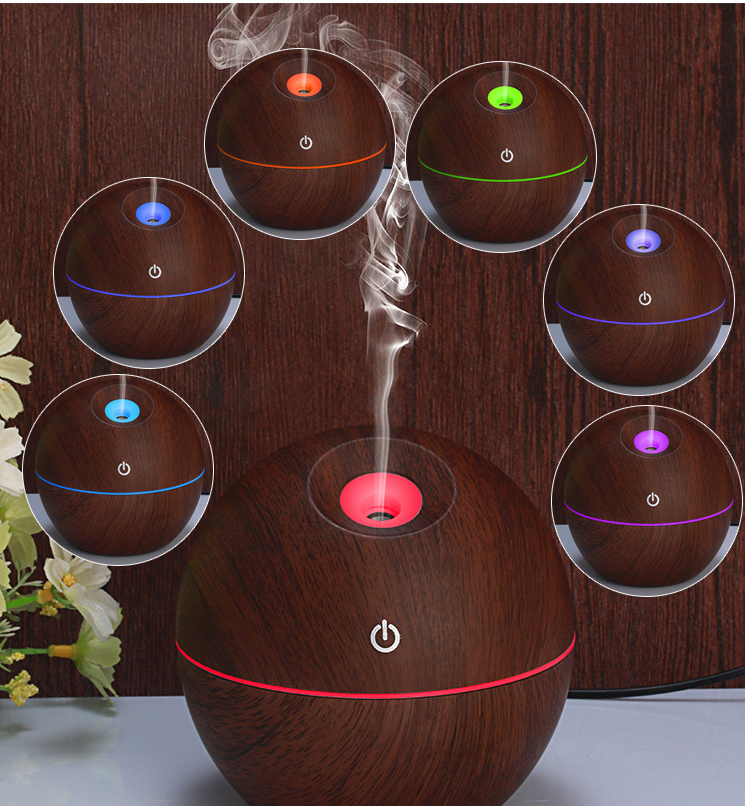 USB Aroma Essential Oil Ultrasonic Humidifier with LED Night Light - The Essential Oil Boutique, Essential Oil Diffuser, Essential Oil, aroma, aromatherapy, diffuser, scent,  essential oils, humidifier, mist, portable, best diffusers for home, flame aroma diffuser, usb diffuser, mushroom diffuser,  aroma humidifier, small diffuser, wood diffuser, car essential oil diffuser, aroma essential oil diffuser