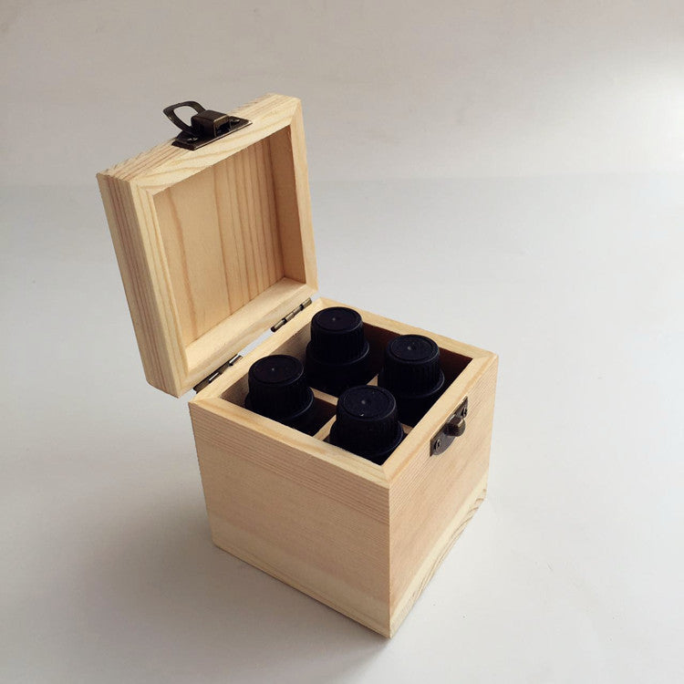 Essential Oil Bottle Wooden Box - The Essential Oil Boutique