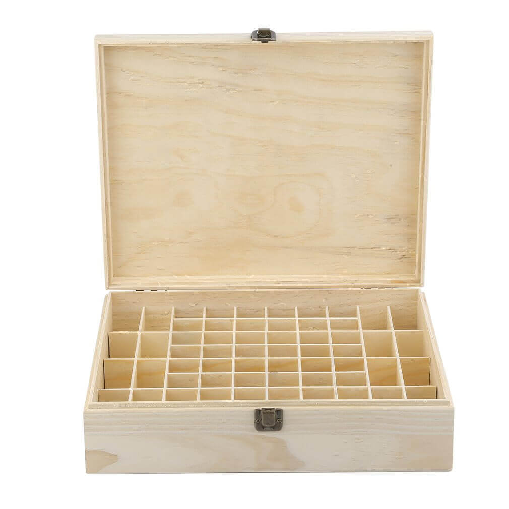 Bamboo Wood Essential Oil Storage Box - The Essential Oil Boutique