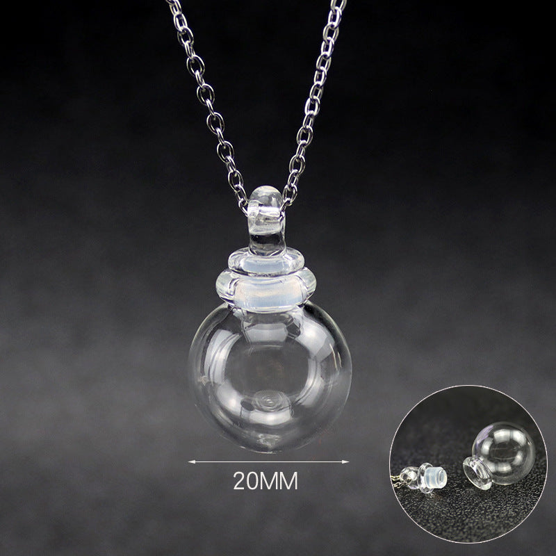 Glass Essential Oil Bottle Necklace - The Essential Oil Boutique, Essential Oil, jewellery, aromatherapy, oil, diffuser, necklace, jewelry, perfume,  pendant, essential oil pendant necklace, aromatherapy necklace diffuser pendant, aroma  best essential oil, scented oil, bracelet, lava, bead, anxiety, 7 chakra, chakra, lava beads