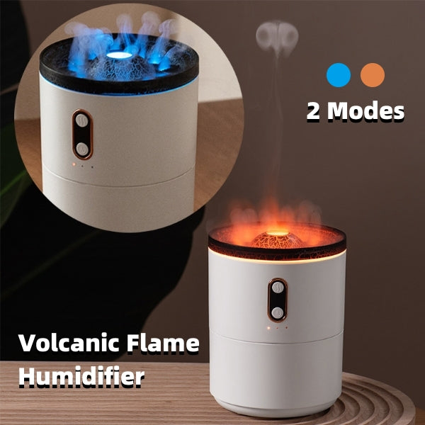 Volcanic Flame Essential Oil Diffuser/Humidifier - The Essential Oil Boutique, Essential Oil Diffuser, Essential Oil, aroma, aromatherapy, diffuser, scent,  essential oils, humidifier, mist, portable, best diffusers for home, flame aroma diffuser, usb diffuser, mushroom diffuser,  aroma humidifier, small diffuser, wood diffuser, car essential oil diffuser, aroma essential oil diffuser