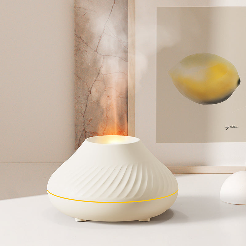 Flame Effect Aroma Diffuser and Humidifier,  Essential Oil Diffuser, Essential Oil, aroma, aromatherapy, diffuser, scent,  essential oils, humidifier, mist, portable, best diffusers for home, flame aroma diffuser, usb diffuser, mushroom diffuser,  aroma humidifier, small diffuser, wood diffuser, car essential oil diffuser, aroma essential oil diffuser